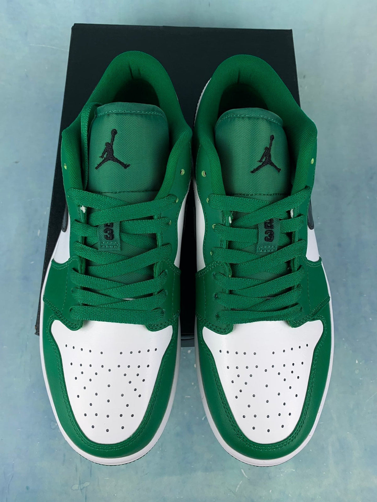 Air Jordan 1 Low Boston Celtics White/Green 553558-301 Unisex Sneakers