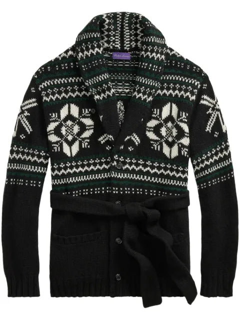 Ralph Lauren Purple Label intarsia-knit cardigan