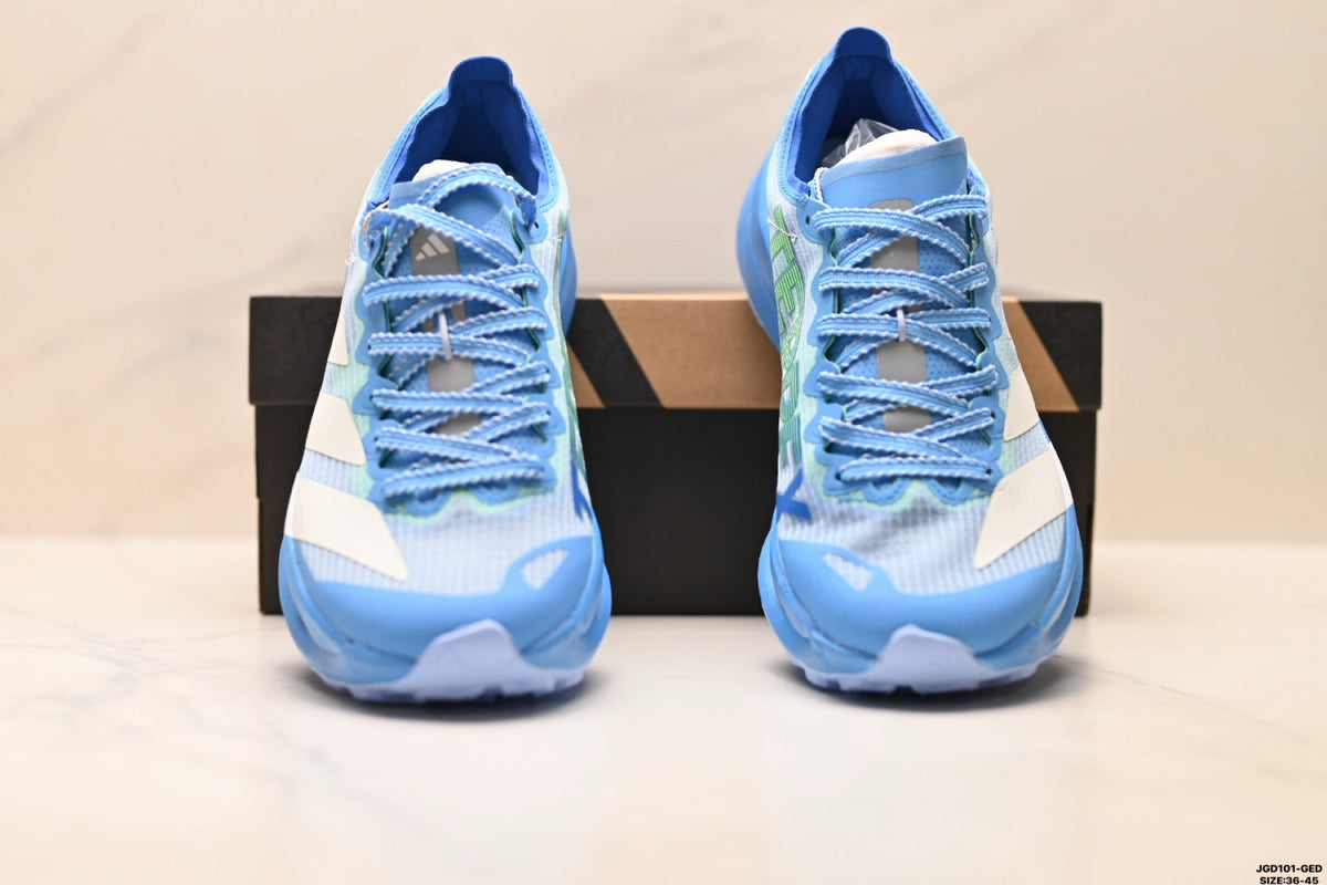 Adidas K81801750 Unisex Running Shoes - 3 Colorways incl. Light Blue/Blue & Orange/Black