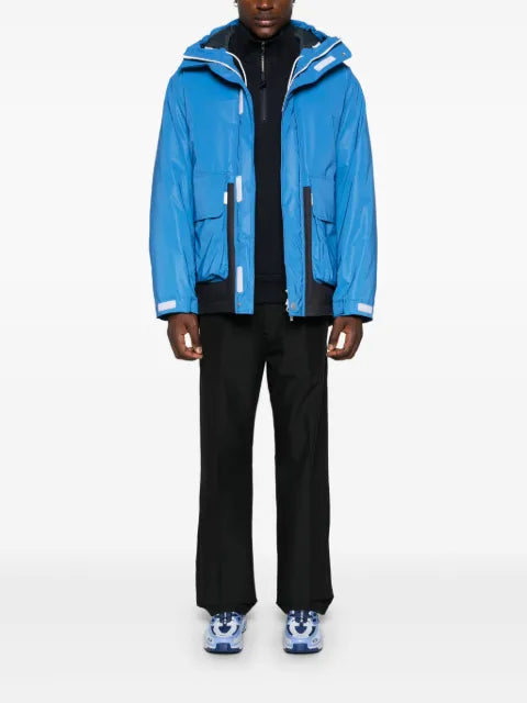 Stone Island logo-print padded jacket