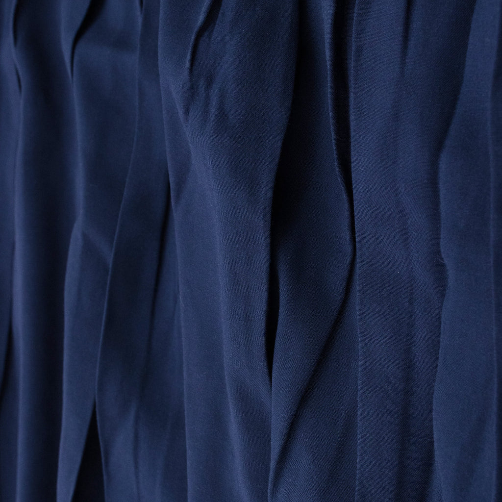 Blue Pleated Dress