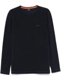 BOSS logo-embroidered sweater