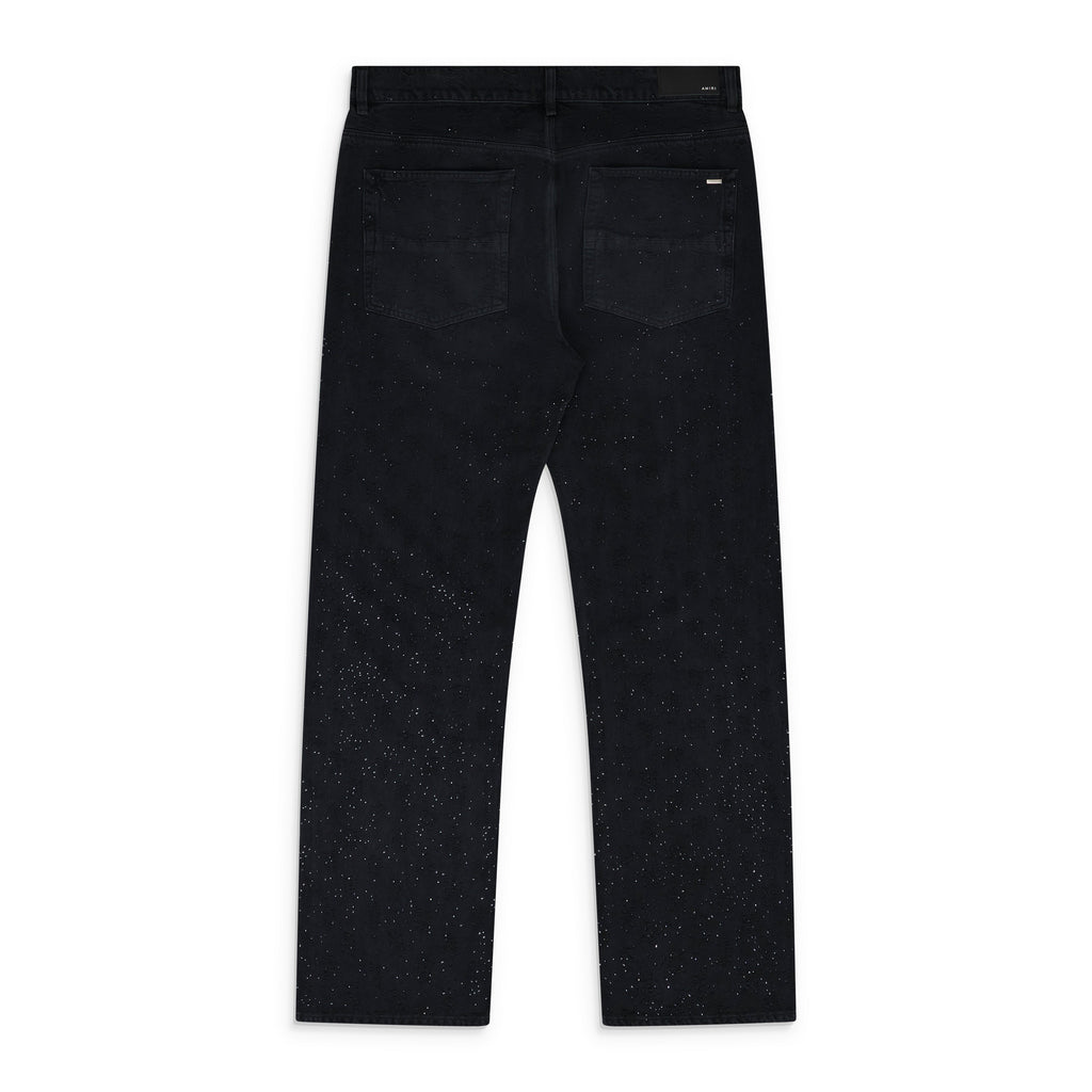 Vintage Black Crystal Burst MA Paisley Straight Jean