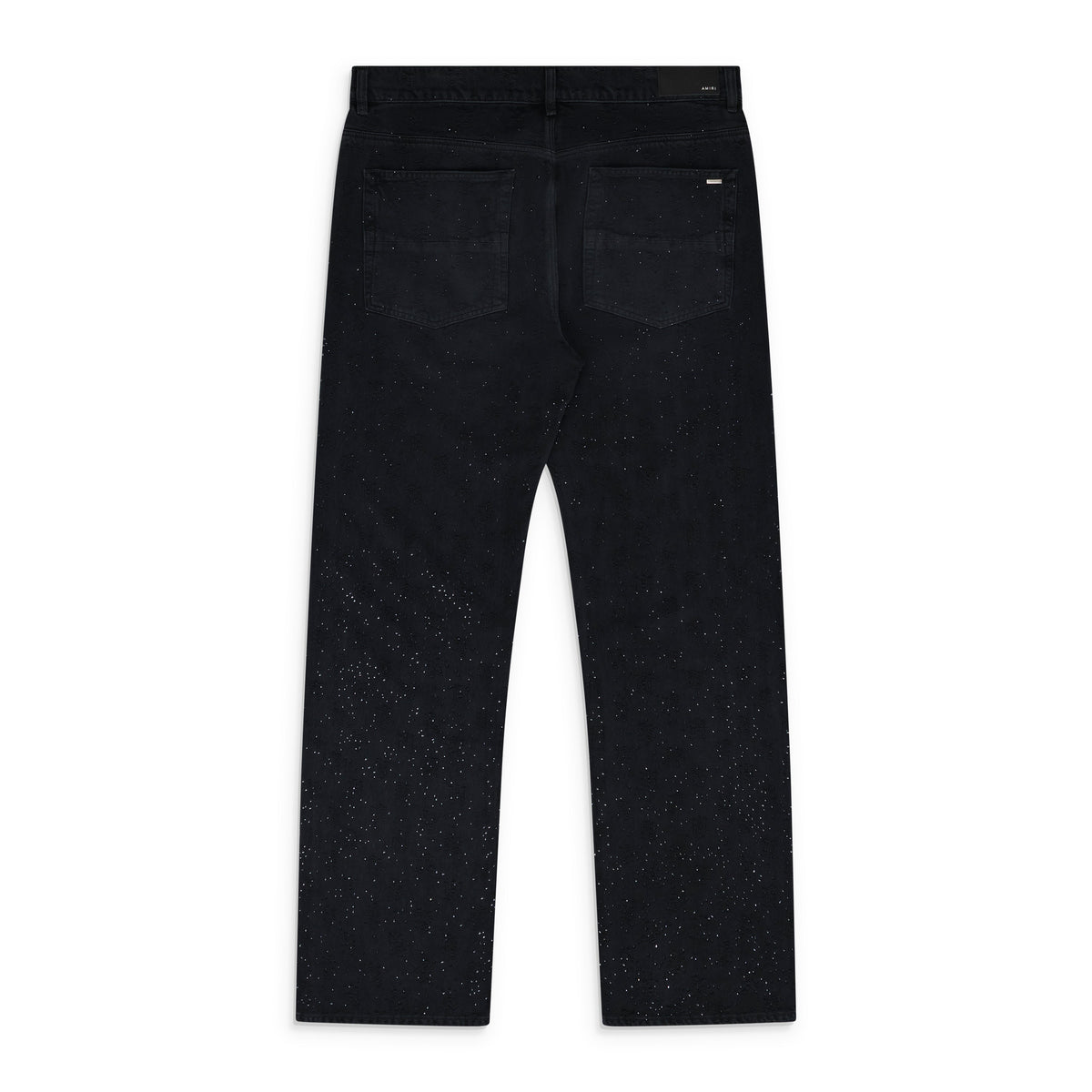 Vintage Black Crystal Burst MA Paisley Straight Jean