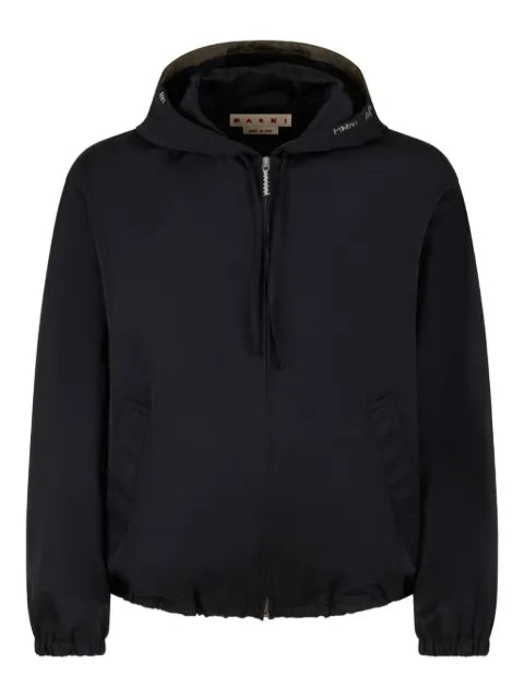 Marni hooded zip-up jacket