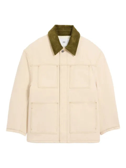 AMI Paris padded cotton worker jacket