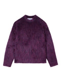 Sunnei hairy-knit crew-neck sweater