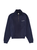 Sporty & Rich zip cotton sweatshirt