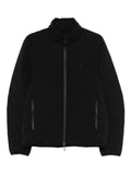 Emporio Armani nylon down jacket with zip and chevron quilting essential