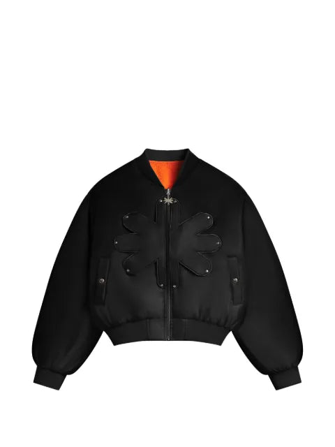 LOSTSHDWS logo-detail reversible bomber jacket