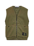Stone Island 6100007 organic Panama cotton 'old'effect vest