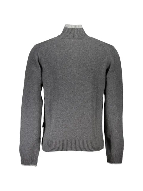 Napapijri quarter-zip mock-neck sweater