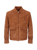 FRANZESE COLLECTION Stefano De Martino bonded suede jacket