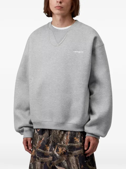 Carhartt WIP Ebbert logo-embroidered ribbed-trim sweatshirt