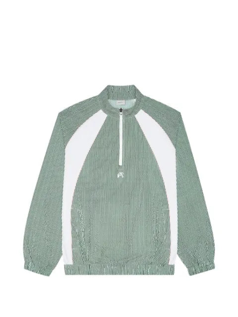Malbon Golf Valero striped seersucker jacket