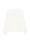 Axel Arigato Tag embroidered-logo bouclé sweater