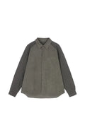 CROQUIS raglan-sleeve panelled shirt jacket