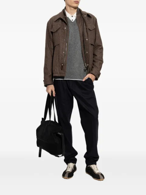 Eleventy pocket-detail insulated jacket