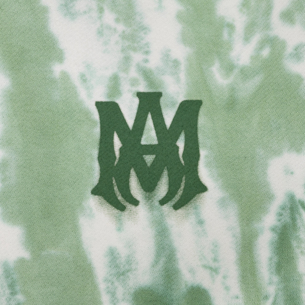 Mineral Green MA Logo Dip Dye Hoodie