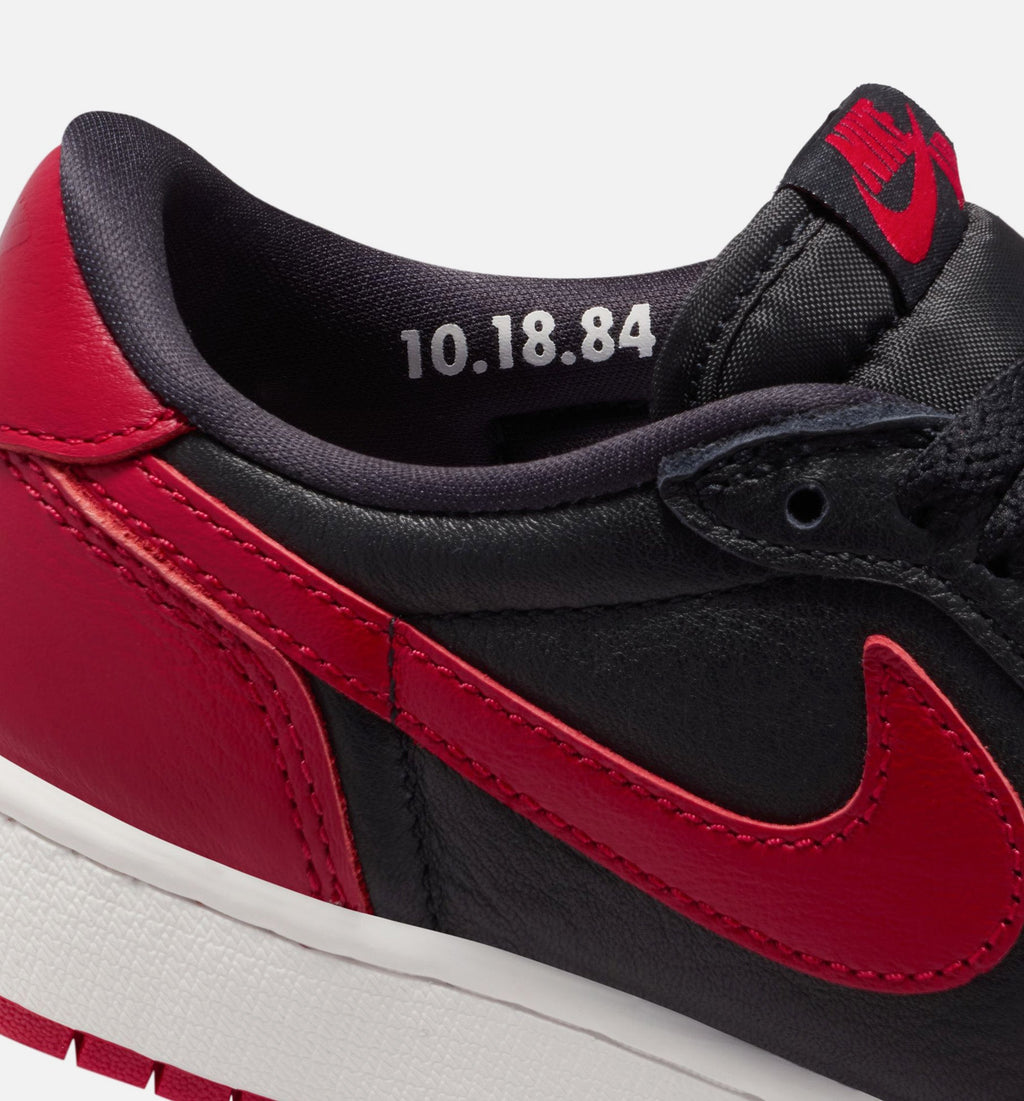 Air Jordan 1 Retro Low OG “Banned” Grade School Low-Top Lifestyle Shoes (GS)