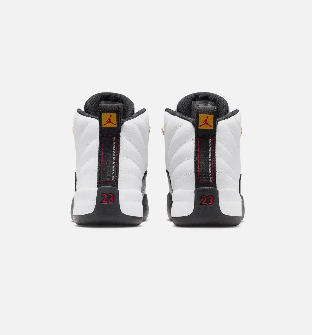 Air Jordan 12 Retro 'Taxi' - Infant/Toddler Lifestyle Sneaker (White/Black/Taxi)