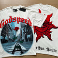 Godspeed T-Shirt Retro Fantasy Pattern
