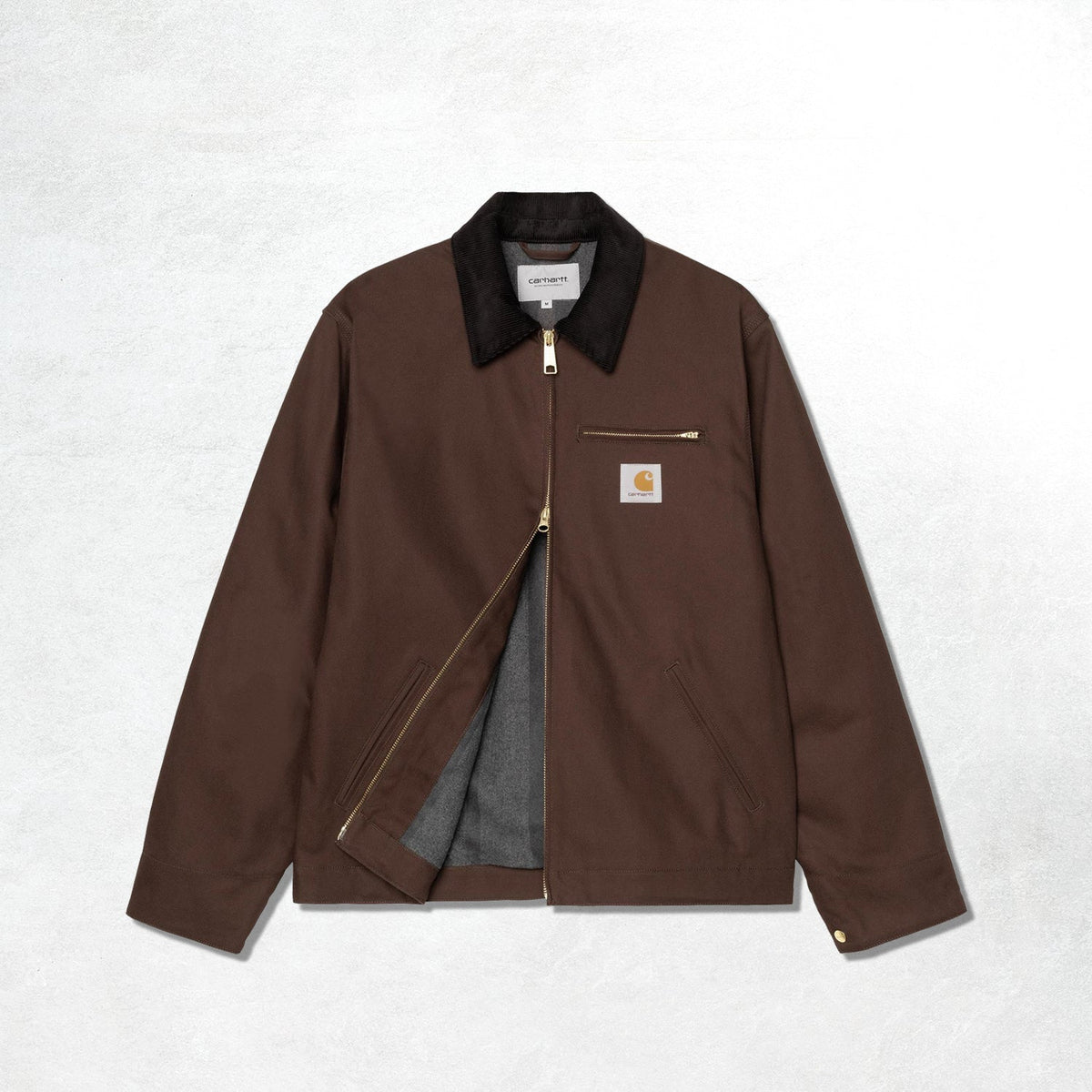 Carhartt WIP Detroit Jacket : Tobacco / Black rigid