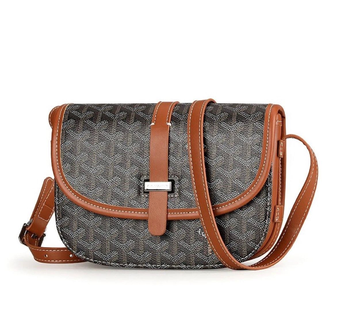 Goyard Belvedere Black Orange