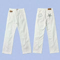 Corteiz Heavyweight Denim Pants White