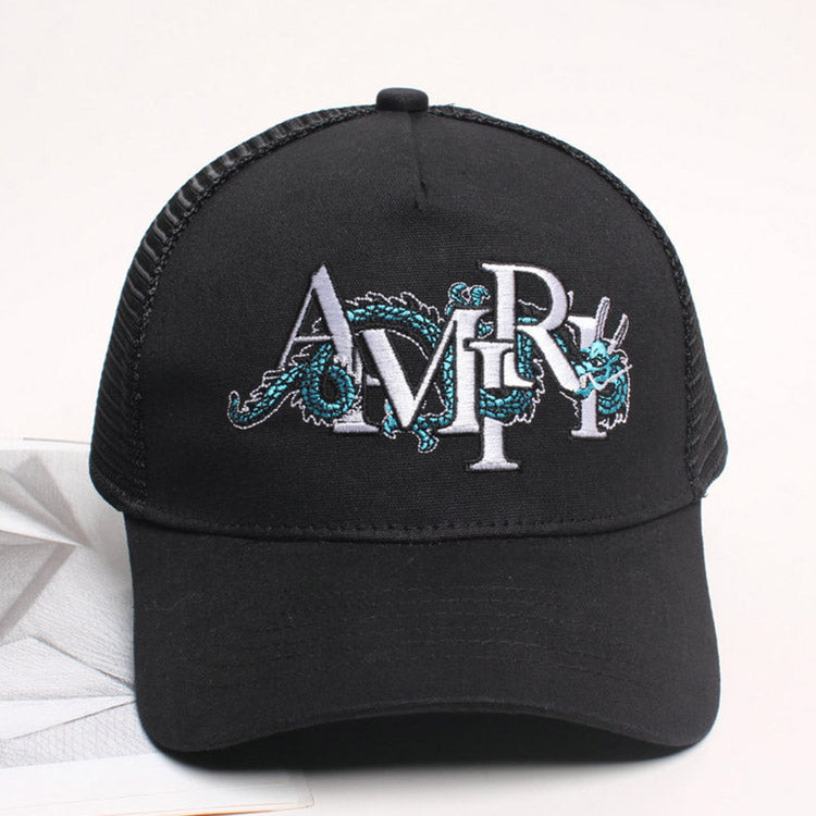 AMIRI Logo Trucker Caps