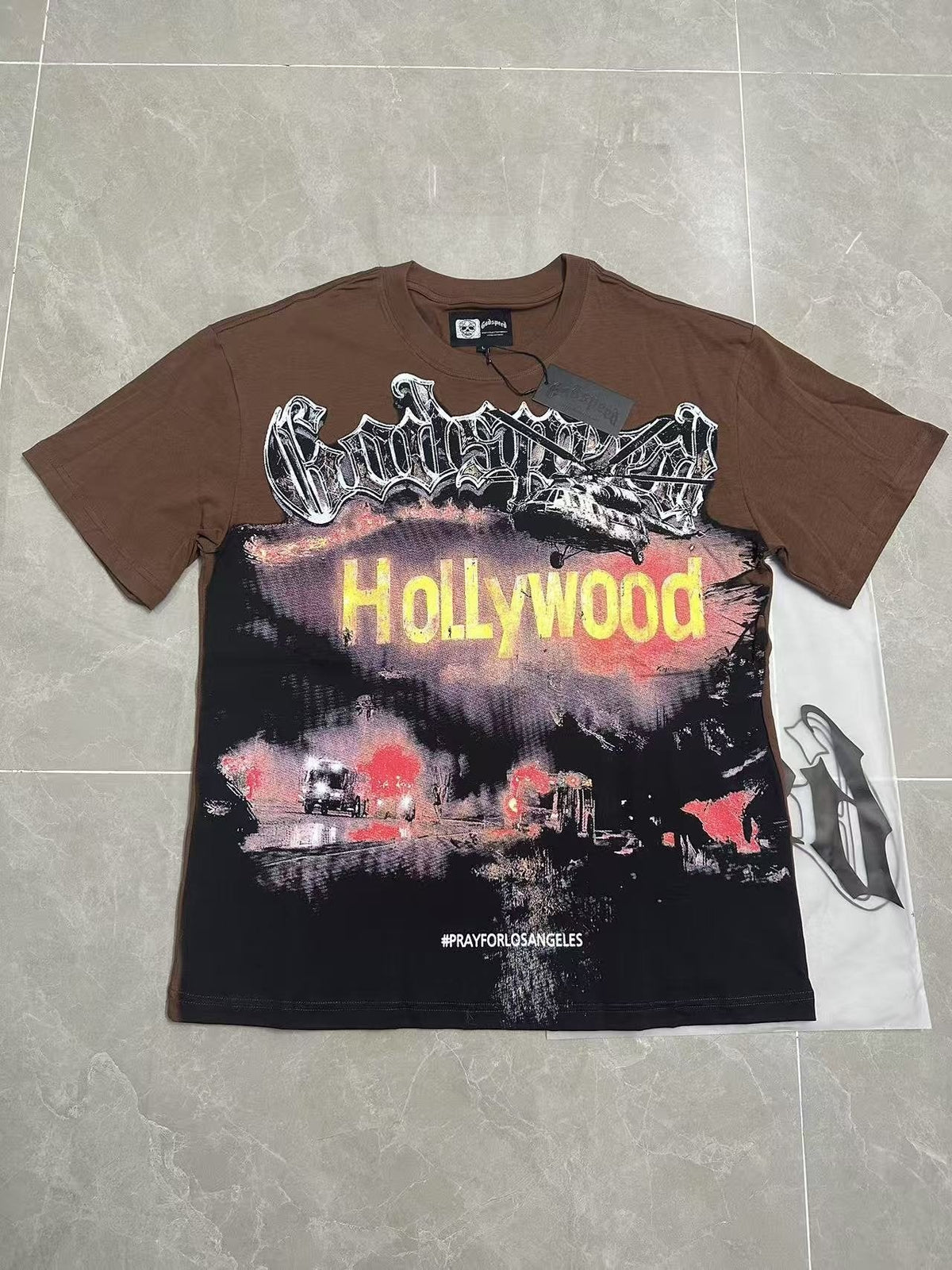 Godspeed Pray for Los Angeles Graphic T-Shirt
