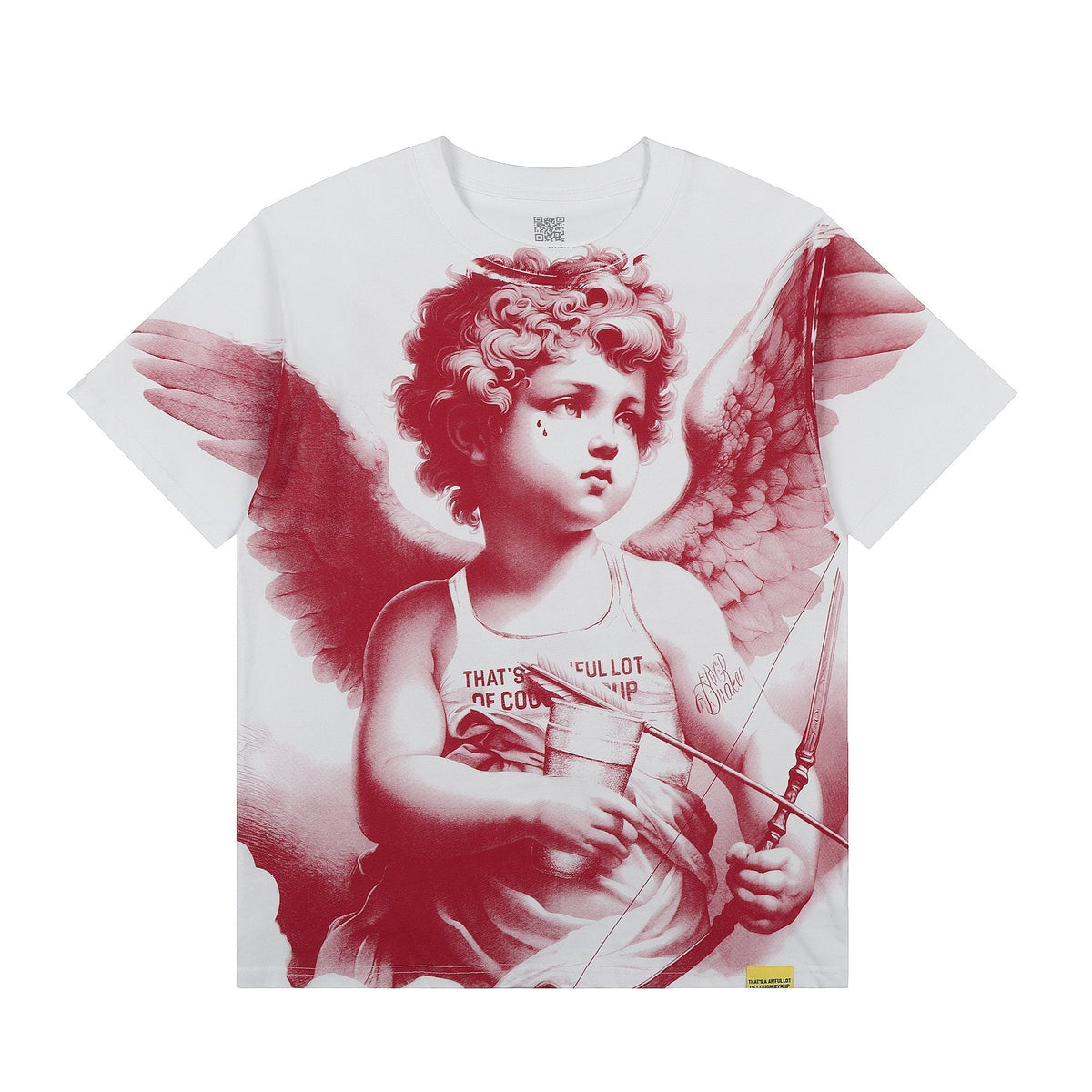 THAT'S A AWFUL LOT OF COUGH SYRUP Cherub Graphic T-Shirt