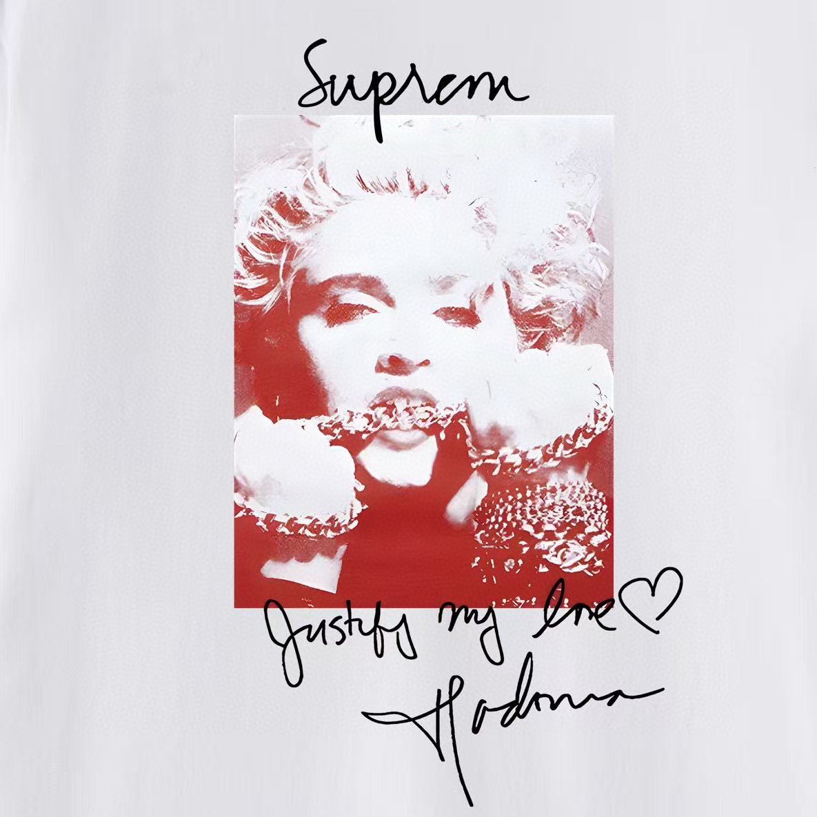 Supreme Portrait Graphic T-Shirt