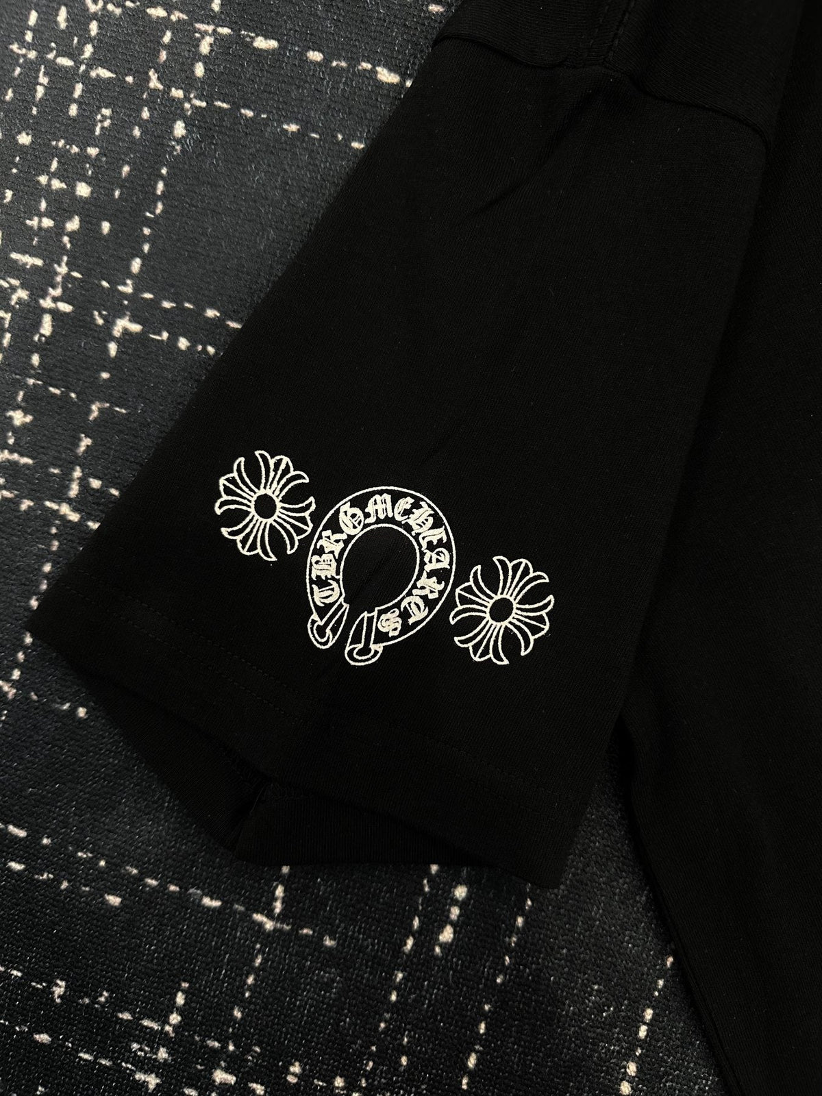 Chrome Hearts Rainbow Horseshoe Cross Graphic T-Shirt