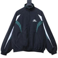 Balenciaga Track Jacket Black Green