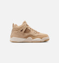Air Jordan 4 Retro Cozy Girl | Preschool Lifestyle Shoe | Hemp/Light Orewood Brown