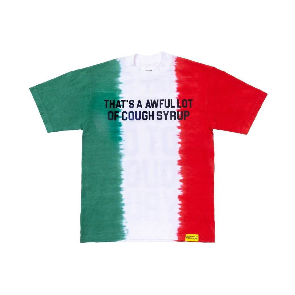 THAT'S A AWFUL LOT OF COUGH SYRUP Tri-Panel Graphic T-Shirt