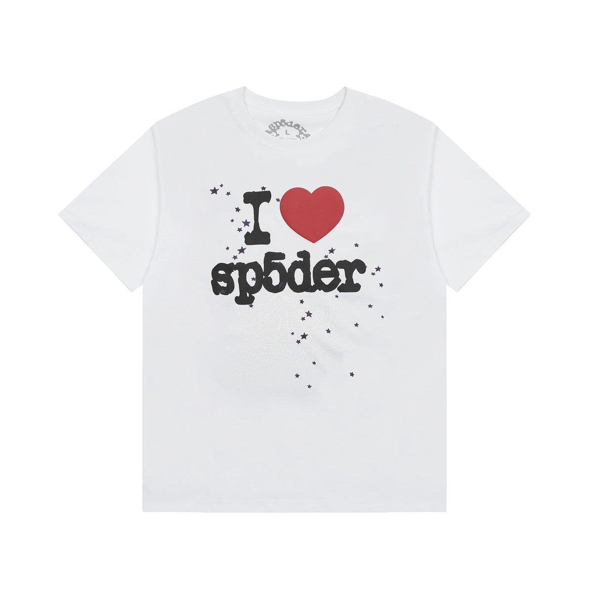 Sp5der I Love Heart Web Graphic T-Shirt