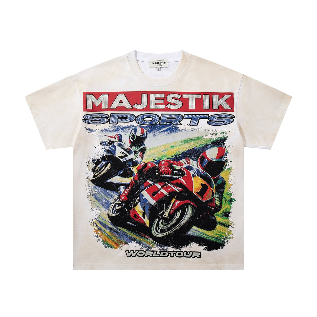 MAJESTIK Motorcycle World Tour Graphic T-Shirt
