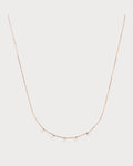 PERSEE Rose Gold and Diamond Danae Necklace(Rose Gold)