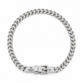 Vivienne Westwood Style Engraved Letter Cuban Chain Necklace