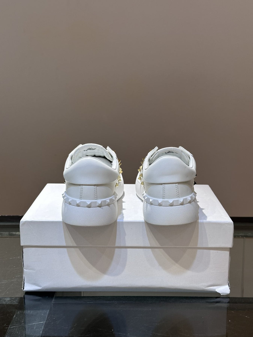 Valentino Gold Stud Low-Top Sneakers