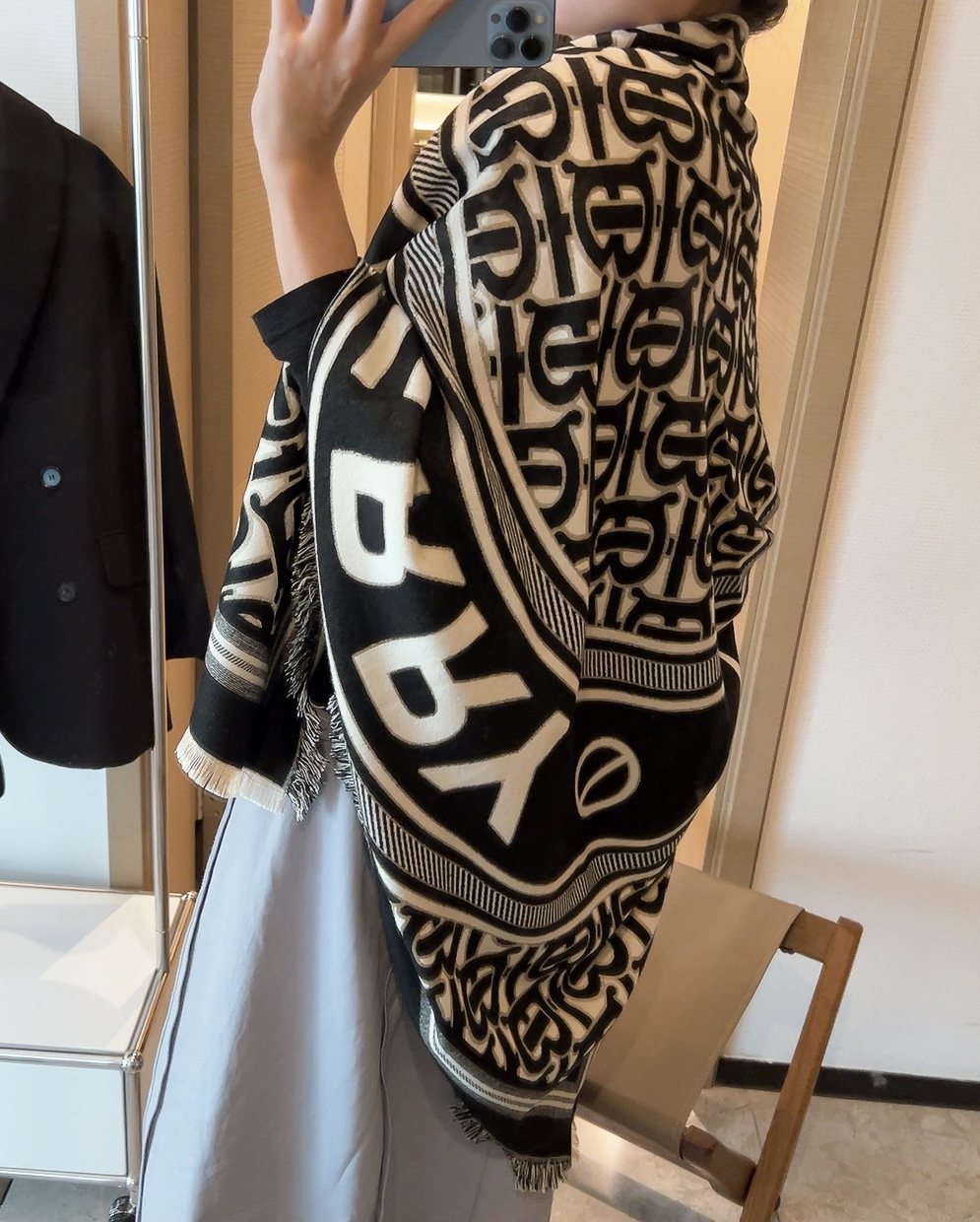 Burberry Graphic Square Scarf