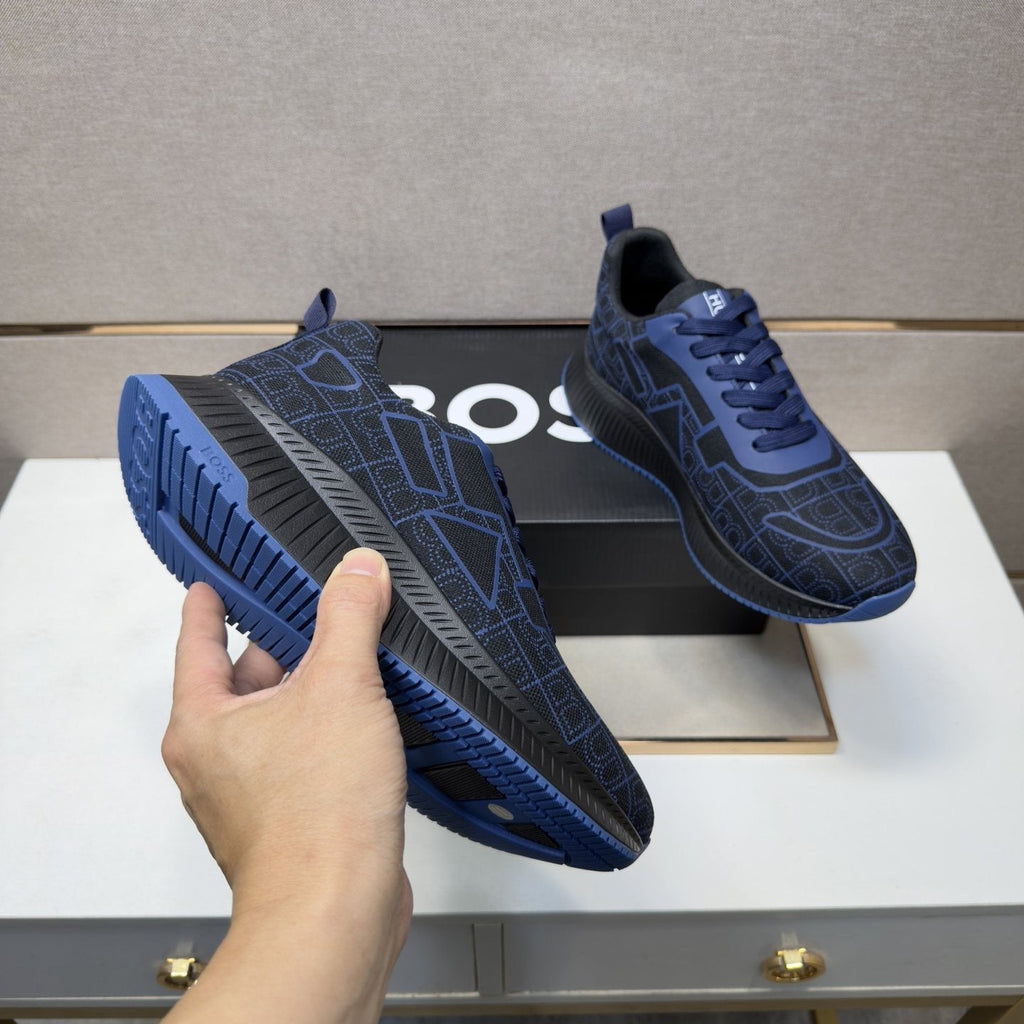 BOSS Men's Low-Top Sneakers - Mesh Lining