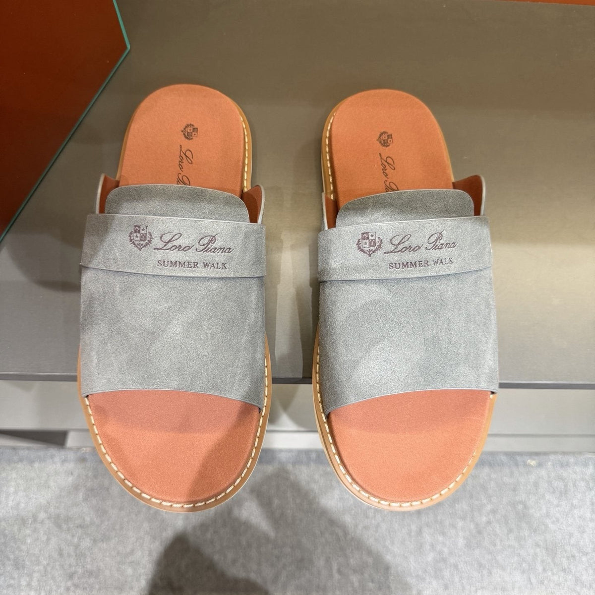 Loro Piana Men's Summer Walk Slide Sandals